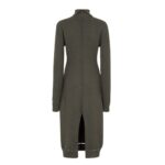 FENDI DRESS DARK GREEN CASHMERE
