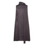 FENDI DARK PURSPLE FF SILK DRES