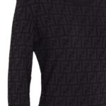 FENDI DRESS BLACK VISCOSE