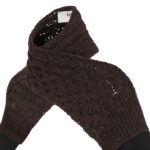 FENDI DARK PURPLE WOOL SHRUG
