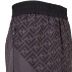 FENDI BLACK NYLON PANTS