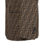 FENDI JACKET FF JACQUARD FABRIC BLAZER