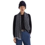 FENDI SWEATER WOOL AND FF NYLON PULLOVER