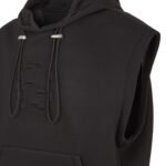 FENDI BLACK COTTON SWEATSHIRT