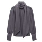 SAINT LAURENT BLOUSE IN SILK CHARMEUSE