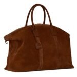 SAINT LAURENT GIANT BOWLING BAG IN SUEDE