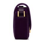TOM FORD VELVET WALLIS E/W SHOULDER BAG PURPLE