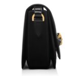 TOM FORD PALMELLATO-EFFECT LEATHER MEDIUM SHOULDER BAG BLACK