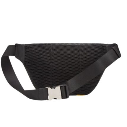 FENDI GRAY FABRIC BELT BAG