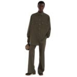 FENDI GREEN WOOL BLOUSON