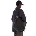 FENDI ROMA MELON LARGE BLACK LEATHER BACKPACK