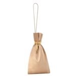 SAINT LAURENT EVENING POUCH IN SATIN