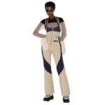 FENDI SKI SUIT BEIGE TECHNICAL FABRIC SALOPETTES