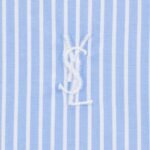 SAINT LAURENT CASSANDRE SHIRT IN STRIPED COTTON POPLIN