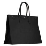 SAINT LAURENT RIVE GAUCHE LARGE TOTE BAG IN SMOOTH LEATHER