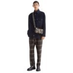 FENDI NAVY BLUE CORDUROY BLOUSON