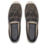 FENDI FF JACQUARD FABRIC ESPADRILLES