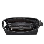 FENDI PEEKABOO ISEEU SMALL BLACK SELLERIA BAG WITH 526 HAND-SEWN TOPSTITCHES