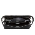 FENDI PEEKABOO ISEEU MEDIUM BLACK SELLERIA BAG WITH 713 HAND-SEWN TOPSTITCHES