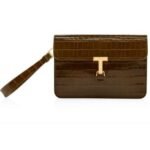 TOM FORD PRINTED CROC T PIN PORTFOLIO