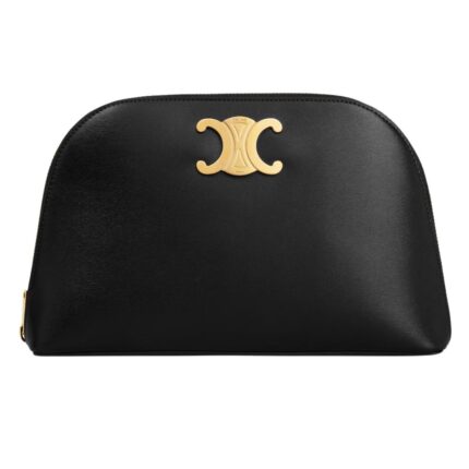 CELINE POUCH TRIOMPHE IN SHINY CALFSKIN