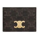CELINE CARD HOLDER TRIOMPHE IN TRIOMPHE CANVAS