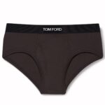 TOM FORD COTTON BRIEFS EBONY