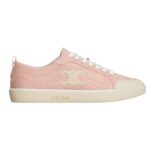 CELINE ALAN SNEAKERS WITH TRIOMPHE IN CANVAS OPTIC WHITE