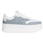 CELINE BLOCK SNEAKER WITH TRIOMPHE IN CALFSKIN ICE BLUE-OPTIC WHITE