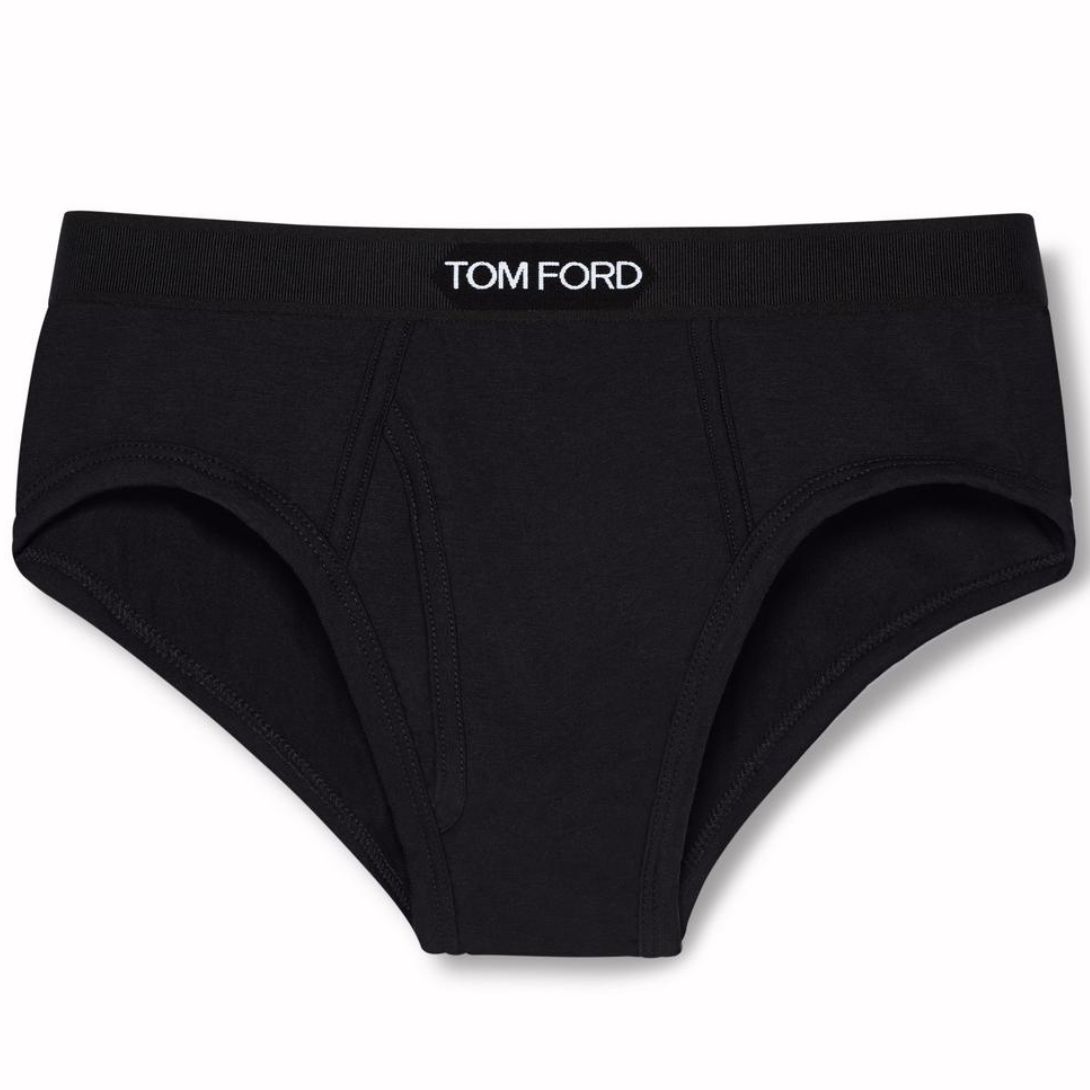1 TOM FORD COTTON MODAL BRIEFS BLACK