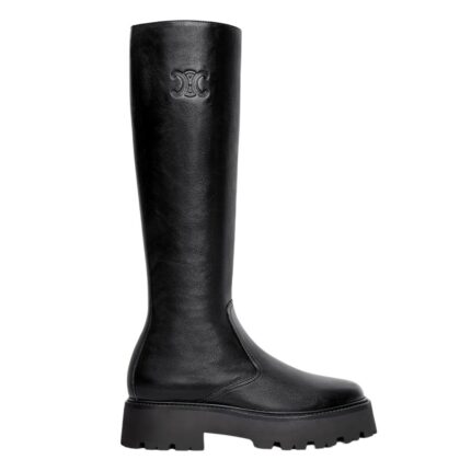 CELINE BULKY ZIPPED BOOT IN CALFSKIN