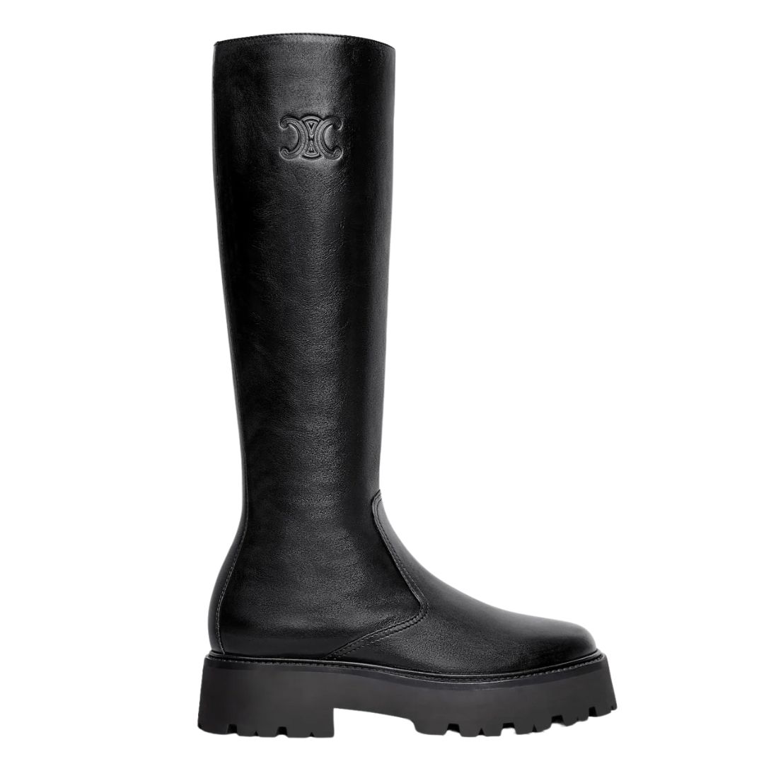 1 CELINE BULKY ZIPPED BOOT IN CALFSKIN