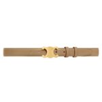 CELINE MEDIUM TRIOMPHE BELT IN TAURILLON LEATHER BLACK