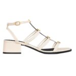 CELINE CLEMENCE MULTI TRIOMPHE SANDAL IN LAMBSKIN GLACIER