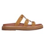 CELINE SLIDES TIPPI IN SUEDE CALFSKIN