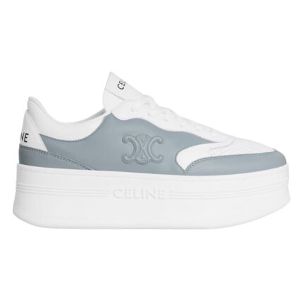 CELINE BLOCK SNEAKER WITH TRIOMPHE IN CALFSKIN