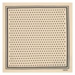 TOM FORD POLKA DOT SQUARE DESIGN POCKET SQUARE AVIAN BLUE