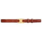 CELINE MEDIUM TRIOMPHE BELT IN PYTHON