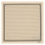 TOM FORD POLKA DOT SQUARE DESIGN POCKET SQUARE BLACK