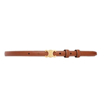 CELINE TEEN TRIOMPHE BELT IN NATURAL CALFSKIN