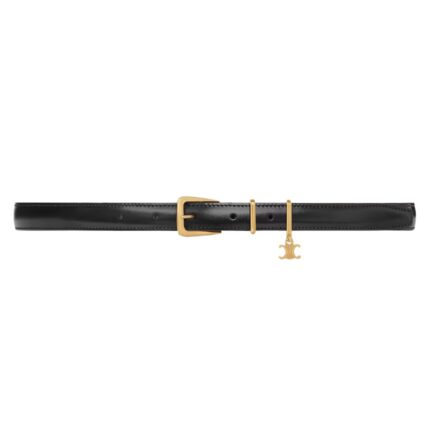 CELINE ELEGANT CHARM BELT IN TAURILLON LEATHER