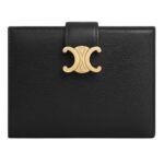 CELINE MEDIUM WALLET VICTOIRE IN TRIOMPHE CANVAS TAN