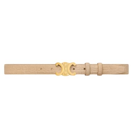 CELINE MEDIUM TRIOMPHE BELT IN ALLIGATOR