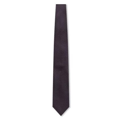 TOM FORD POIS JACQUARD TIE PLUM