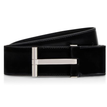 TOM FORD SMOOTH LEATHER T BELT