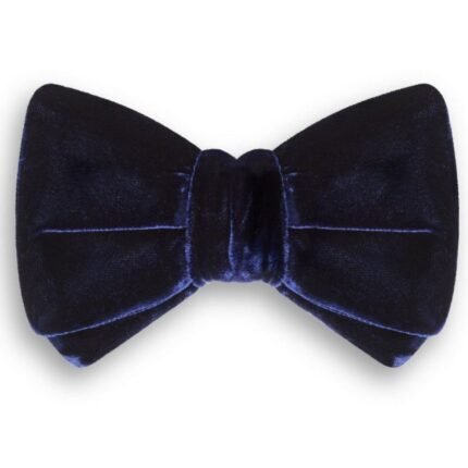 TOM FORD VELVET BOW TIE NAVY