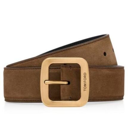 TOM FORD SUEDE SQUARE BELT