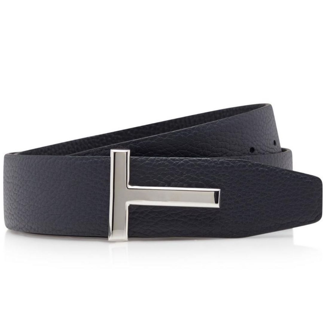1 TOM FORD SOFT GRAIN LEATHER T ICON BELT