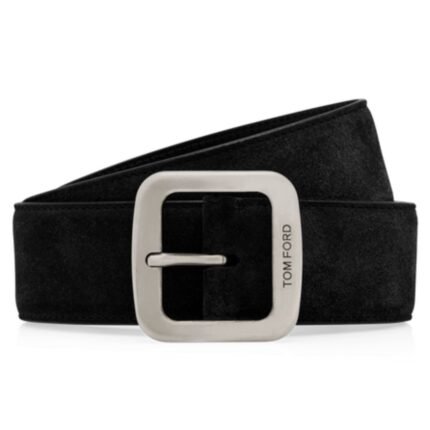 TOM FORD SUEDE SQUARE BELT