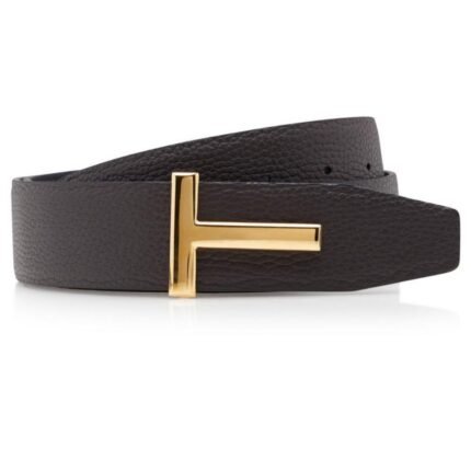 TOM FORD SOFT GRAIN LEATHER T ICON BELT